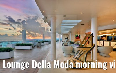 Lounge Della Moda morning view Costa Firenze