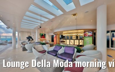 Lounge Della Moda morning view Costa Firenze