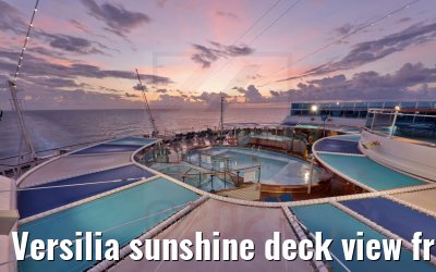 Versilia sunshine deck view from deck 11 Costa Firenze