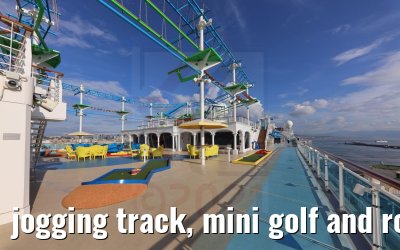 jogging track, mini golf and rope garden Costa Firenze