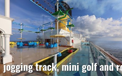 jogging track, mini golf and rope garden Costa Firenze