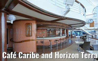 Café Caribe and Horizon Terrace Caribbean Princess