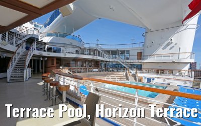 Terrace Pool, Horizon Terrace and Outrigger Bar Caribbean Princess