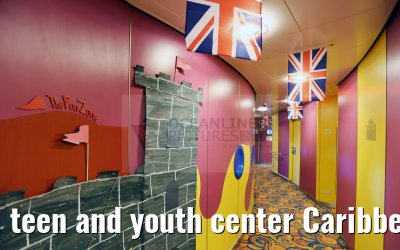 teen and youth center Caribbean Princess