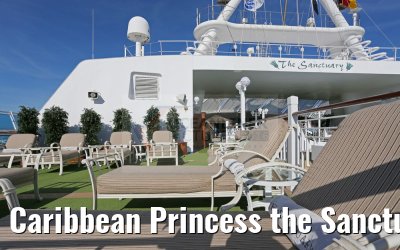 Caribbean Princess the Sanctuary