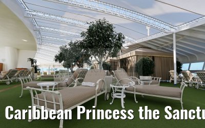 Caribbean Princess the Sanctuary