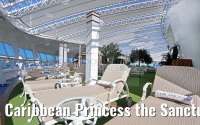 Caribbean Princess the Sanctuary