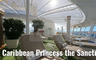 Caribbean Princess the Sanctuary