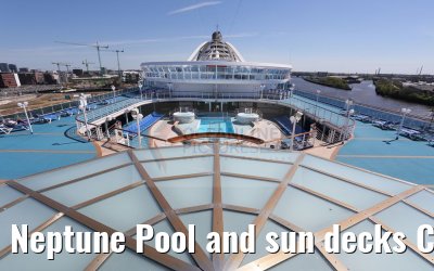 Neptune Pool and sun decks Caribbean Princess