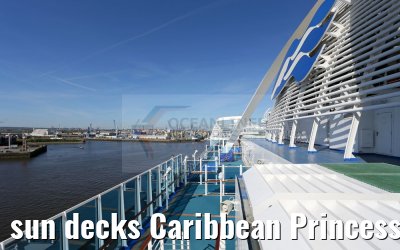 sun decks Caribbean Princess