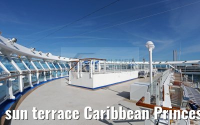 sun terrace Caribbean Princess