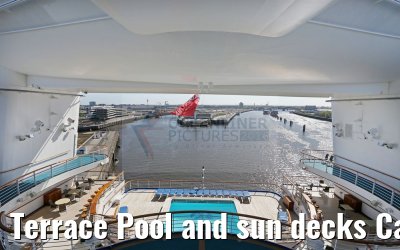 Terrace Pool and sun decks Caribbean Princess