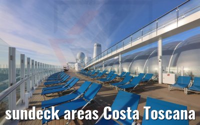 sundeck areas Costa Toscana