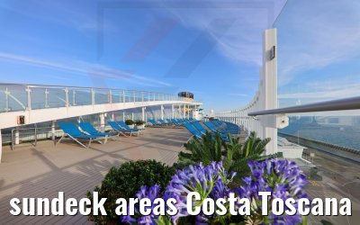 sundeck areas Costa Toscana
