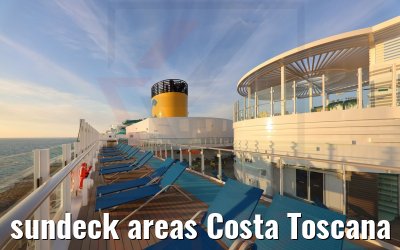 sundeck areas Costa Toscana