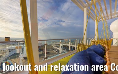 lookout and relaxation area Costa Toscana