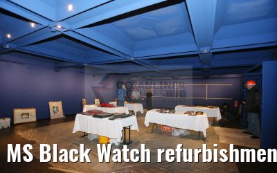 MS Black Watch refurbishment, the new Black Watch Room Restaurant 12.12.2016