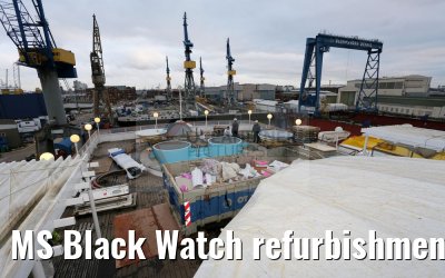 MS Black Watch refurbishment, Marquee Pool and Jacuzzis 12.12.2016