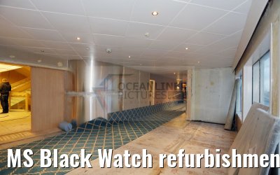 MS Black Watch refurbishment the new Tea and Coffee Station 12.12.2016