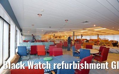 Black Watch refurbishment Glentanar Restaurant portside 06.12.2016