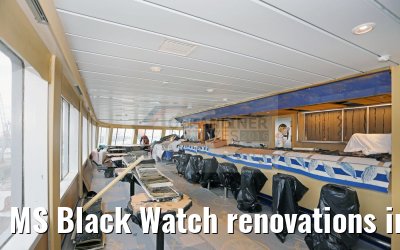 MS Black Watch renovations in the Observatory Lounge 06.12.2016