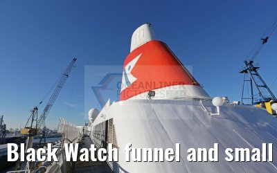 Black Watch funnel and small walkway deck 11 