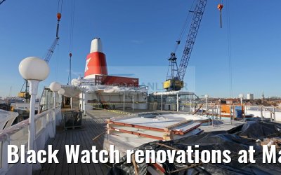 Black Watch renovations at Marquee Pool and jacuzzis 28.11.2016