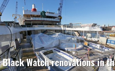 Black Watch renovations in the pool area 28.11.2016