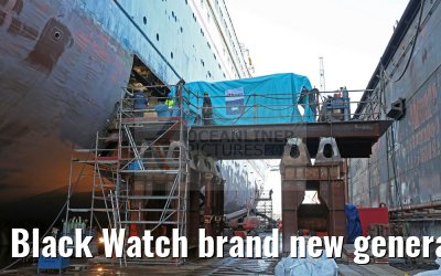 Black Watch brand new generator for the auxiliary machine room 28.11.2016