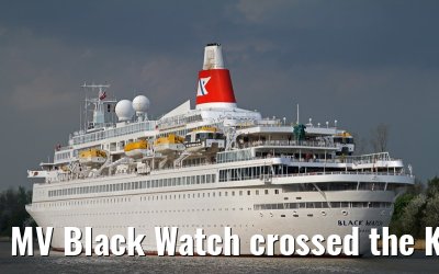 MV Black Watch crossed the Kiel Canal on May 08, 2013
