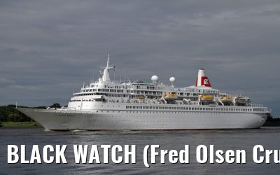 BLACK WATCH (Fred Olsen Cruise Line) outbound port of Antwerp - Jun 22, 2012