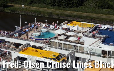 Fred. Olsen Cruise Lines Black Watch Kiel Canal transit 04.06.2014