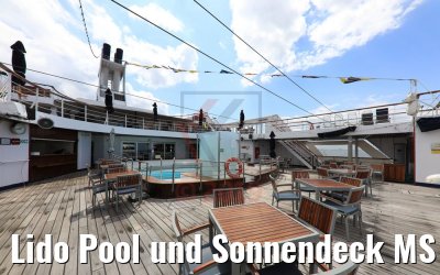 Lido Pool und Sonnendeck MS Astor