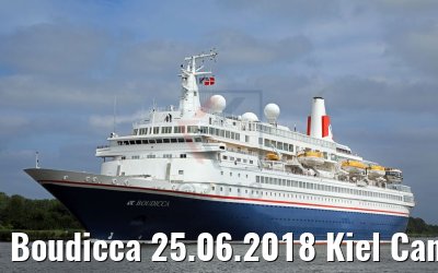 Boudicca 25.06.2018 Kiel Canal transit