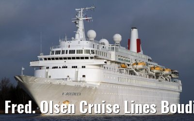 Fred. Olsen Cruise Lines Boudicca, Kiel Canal 29. December 2013