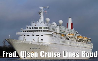 Fred. Olsen Cruise Lines Boudicca, Kiel Canal 29. December 2013