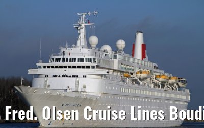 Fred. Olsen Cruise Lines Boudicca, Kiel Canal 29. December 2013