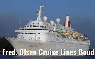 Fred. Olsen Cruise Lines Boudicca, Kiel Canal 29. December 2013