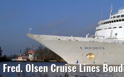 Fred. Olsen Cruise Lines Boudicca, Kiel Canal 29. December 2013