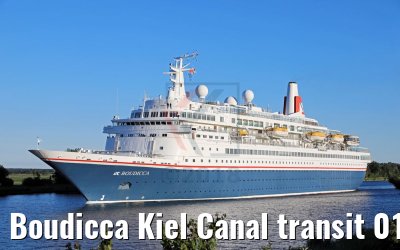 Boudicca Kiel Canal transit 01.07.2018