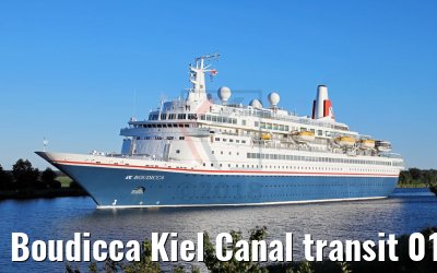 Boudicca Kiel Canal transit 01.07.2018