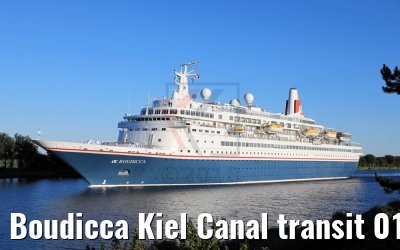 Boudicca Kiel Canal transit 01.07.2018