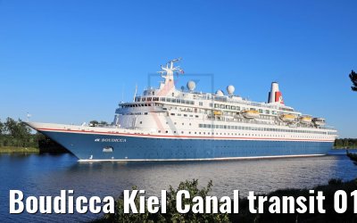 Boudicca Kiel Canal transit 01.07.2018