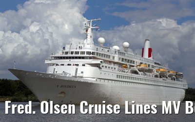 Fred. Olsen Cruise Lines MV Boudicca Kiel Canal transit 14. August 2014