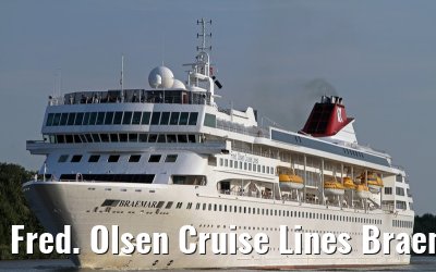Fred. Olsen Cruise Lines Braemar, Kiel Canal, 28. August 2013