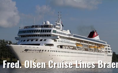 Fred. Olsen Cruise Lines Braemar, Kiel Canal, 28. August 2013