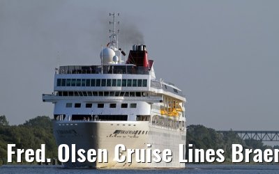 Fred. Olsen Cruise Lines Braemar, Kiel Canal, 28. August 2013