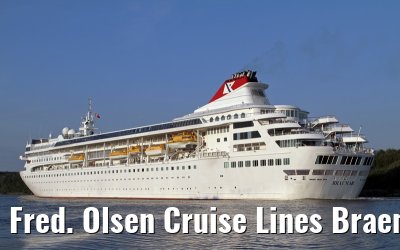 Fred. Olsen Cruise Lines Braemar, Kiel Canal, 28. August 2013