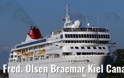 Fred. Olsen Braemar Kiel Canal transit 11. September 2014