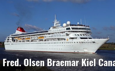 Fred. Olsen Braemar Kiel Canal transit 11. September 2014